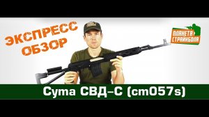 Обзор винтовки Cyma СВД-С (cm057s)