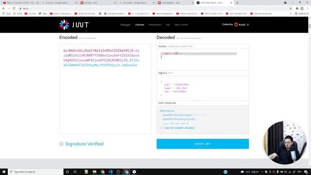 Hashing Passwords using bcryptjs in NodeJs | Complete React Course in Hindi #49 смотреть онлайн