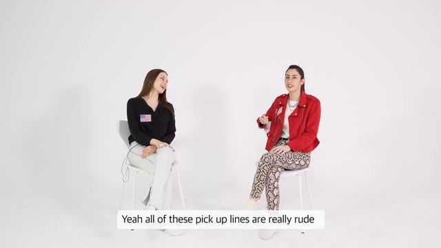AMERICAN VS SPANISH Pick up line Battle! Who is The BEST PICK UP LINES? смотреть онлайн
