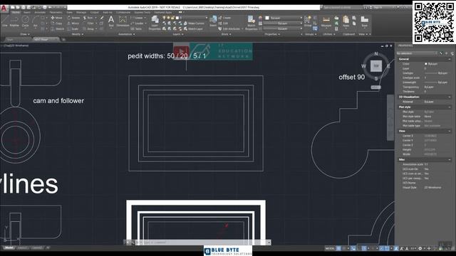 AutoCAD Training Course - 019 - Pline and Pedit Commands 2 смотреть онлайн
