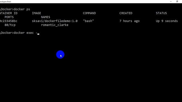 Docker Command | docker exec смотреть онлайн