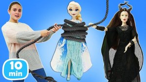 Свадьба Эльзы и отравленное яблоко  Сборник видео для девочек про игрушки Холодное сердце