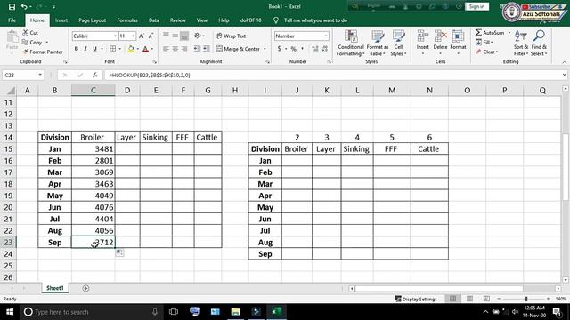 Hlookup in excel || How to use Hlookup formula in Excel || Hlookup смотреть онлайн