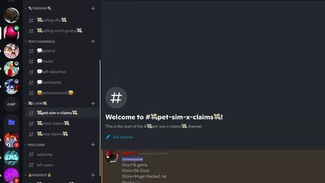 ROBLOX TRADING DISCORD SERVER AND GIVEAWAYS AND MIDDLEMAN! смотреть онлайн