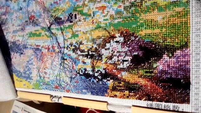 Замок Золушки. 2 Отчет. Вышивка шелковыми нитками. смотреть онлайн