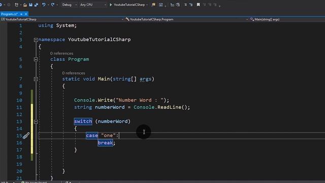 C# Tutorial #8: Switch Statements | CASE | DEFAULT | BREAK | Visual Studio | Filipino | Tagalog смотреть онлайн