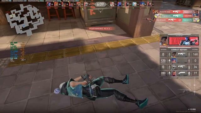 GeForce RTX 4080 + i9 10900k: Valorant | 4k | Benchmark смотреть онлайн