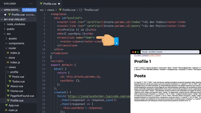 Vue (Router) Transitions | Vue.js in a Nutshell смотреть онлайн