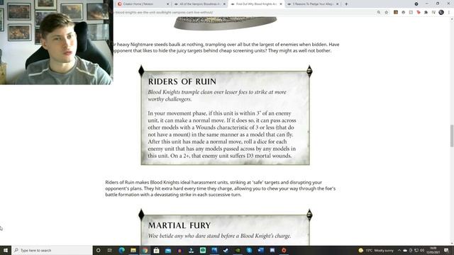 AGE OF SIGMAR | VAMPIRE BLOODLINES! BLOOD KNIGHT RULES! AND WHY FIGHT FOR MANNFRED VON CARSTIEN? смотреть онлайн