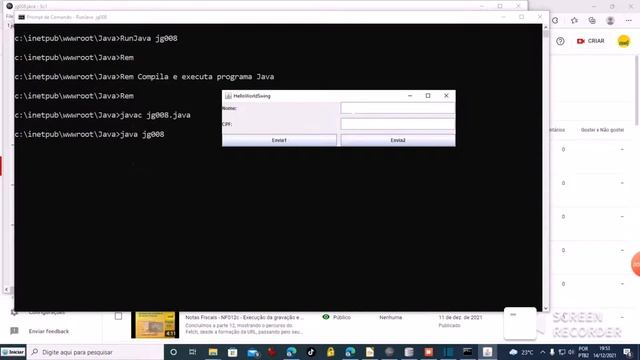 Java Swing - jv008 - Múltiplos eventos - ActionListener смотреть онлайн