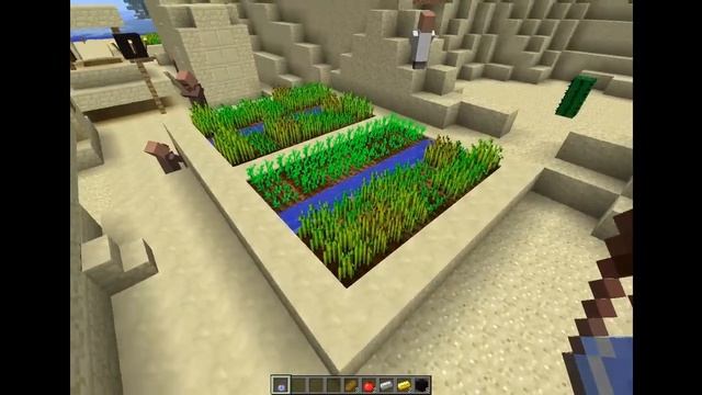 Сиды для Minecraft"а версии 1.5.2 для PC #1(2 деревни и песчаный храм) смотреть онлайн