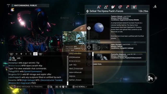 Warframe|Farming for barro items| PS4 gameplay смотреть онлайн