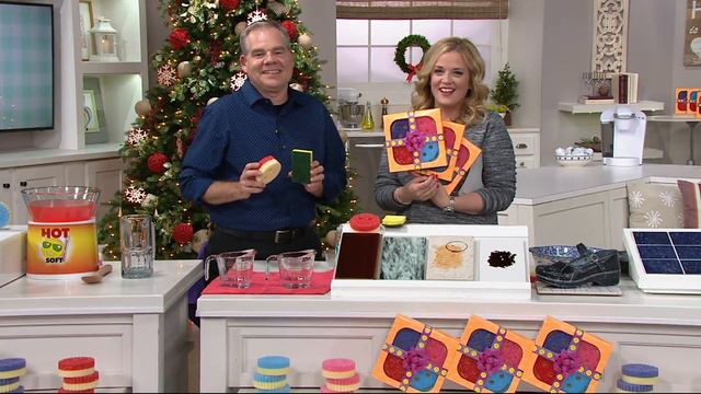Scrub Mommy Set of (3) Multi-color 4-piece Sponge Gift Packs on QVC смотреть онлайн