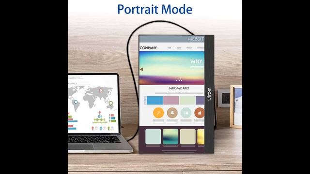 Virzen Portable Monitor 15.6 Inch Portable Display 1920x1080 Aluminum Alloy Portable Gaming смотреть онлайн