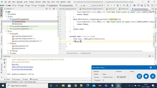 QR Code Generation - Android Application using Zxing Library смотреть онлайн