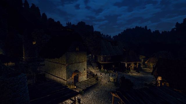 Gothic 3 | Relaxing Rainy Night Music With Ambience Mix