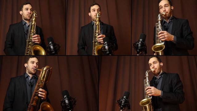 Baladická nálada 1 (sax quintet) - in memory of Arnošt Coufal - Stellar X2 microphone смотреть онлайн