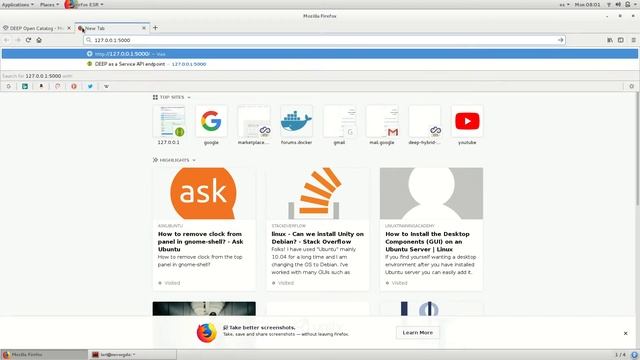 Running a module locally with docker смотреть онлайн