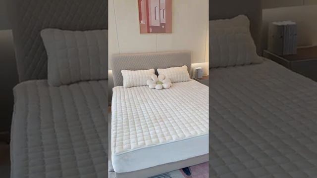 YRF-Mattress Topper, Kasur Tebal Polyester Hotel Kasur Topper, Mattress Pad Cover, China смотреть онлайн