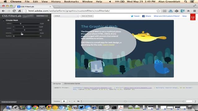 Circular Mask Filter in CSS FilterLab смотреть онлайн