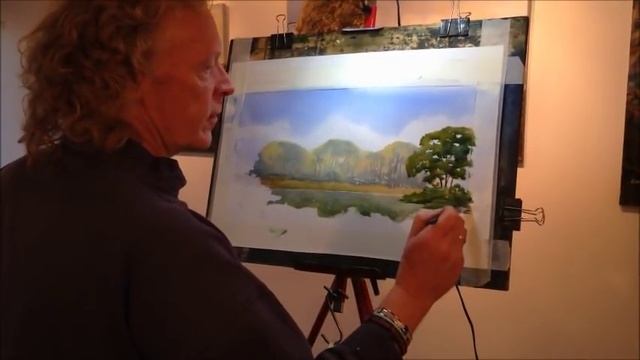 River Scene Charles Evans смотреть онлайн