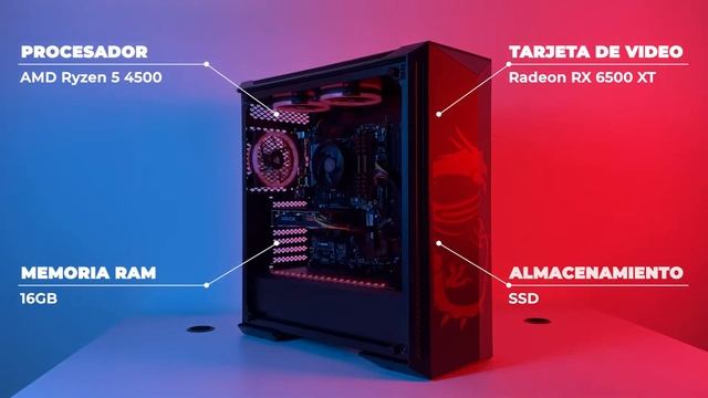 CM-50163- Xtreme PC Gamer MSI AMD Radeon RX 6500 XT Ryzen 5 4500 16GB SSD 250GB 2TB ARGB WIFI смотреть онлайн