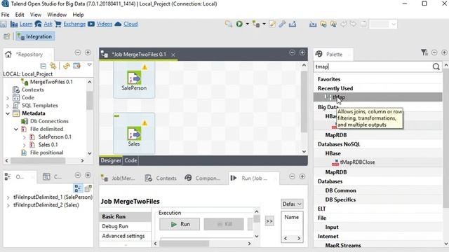 Talend ETL - Merge Multiple Files into Single File смотреть онлайн