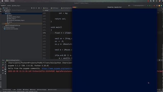 Learn to use ShaderToy Shaders in Python with OpenGL смотреть онлайн