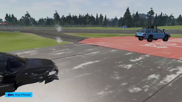 BeamNG Drive - Realistic Сircuit Racing Crashes #3 смотреть онлайн