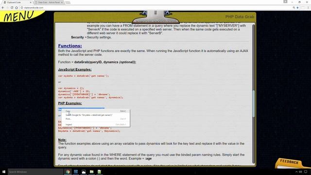 PHP Data Grab - Overview смотреть онлайн