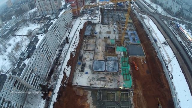 Строительство нового торгового центра на Московском шоссе #Samara смотреть онлайн