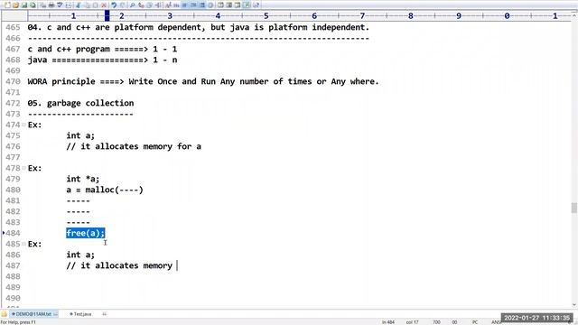 CORE JAVA tutorials || Demo - 4 || by Mr. Prakash Babu On 27-01-2022 @11AM IST смотреть онлайн