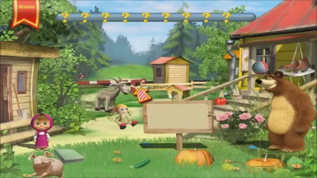 Маша и Медведь/ Компьютерная игра №0001/Прохождение игры_ развивающие задания смотреть онлайн