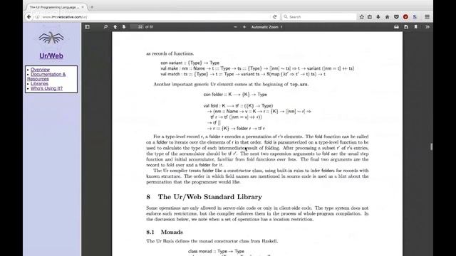 Ur/Web tutorial. Lesson 0 смотреть онлайн