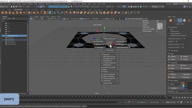 Autodesk Maya 2024: Basic Hardsurface Modeling Tutorial смотреть онлайн