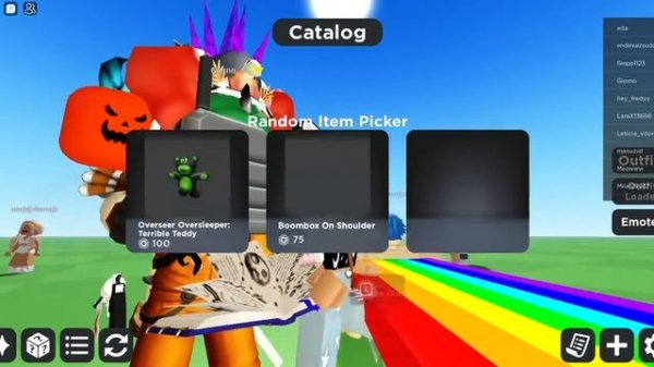 roblox catalog avatar creator random outfit !!