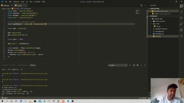 1- Understanding basic ExpressJS terminologies смотреть онлайн