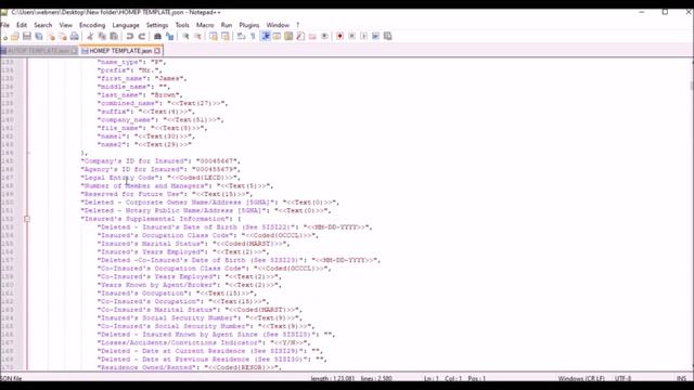 JSON to ACORD AL3 with multiple policy transactions смотреть онлайн