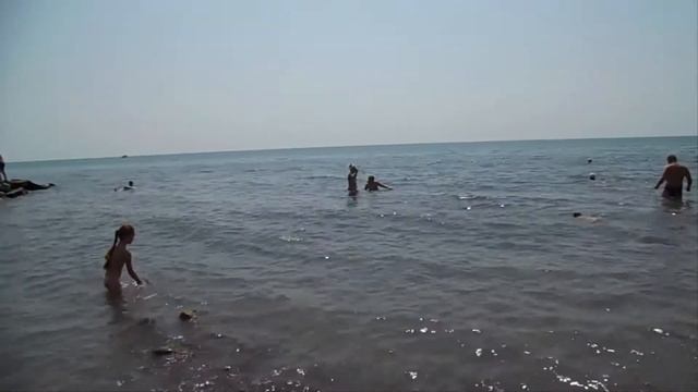 Анапа. Море. Камни . 24.07.2017г. Anapa. Sea. Stones . 24.07.2017 G. Stone beach. смотреть онлайн