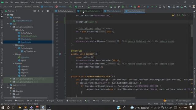 Bagian #22 Memperbaiki Tampilan Antar Muka | Aplikasi Absensi Berbasis Android SQLite dan MySQL смотреть онлайн