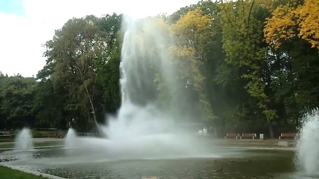 Белосток, Парк фонтанов, ПОЛЬША смотреть онлайн