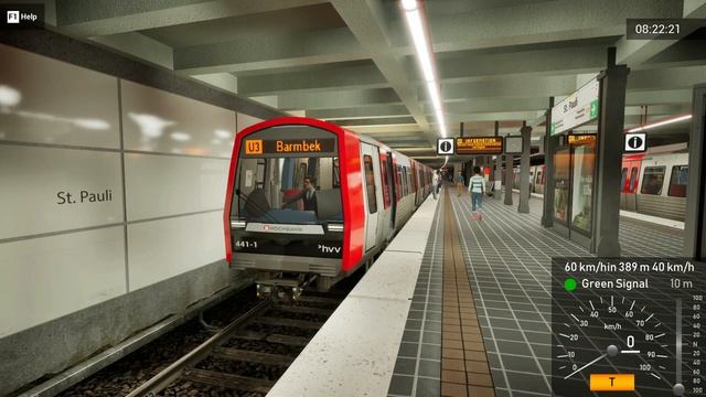 Subway Sim Hamburg - Expert mode. Latest update improved performance. Added Slider for Ai Train. смотреть онлайн