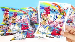 Сюрпризы в пакетиках YOU YOU LITTLE KITTIES RAINBOW от СБАБАМ! КЛАССНЫЕ КОТИКИ Surprise unboxing
