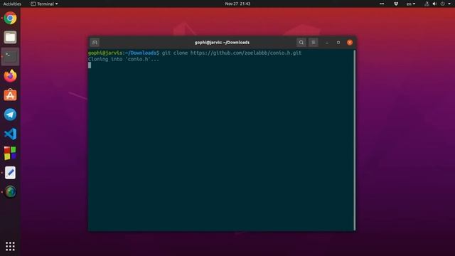How to install conio.h in ubuntu смотреть онлайн