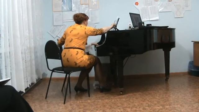 Открытый урок Хилько О.В. музыкальный инструмент - фортепиано смотреть онлайн
