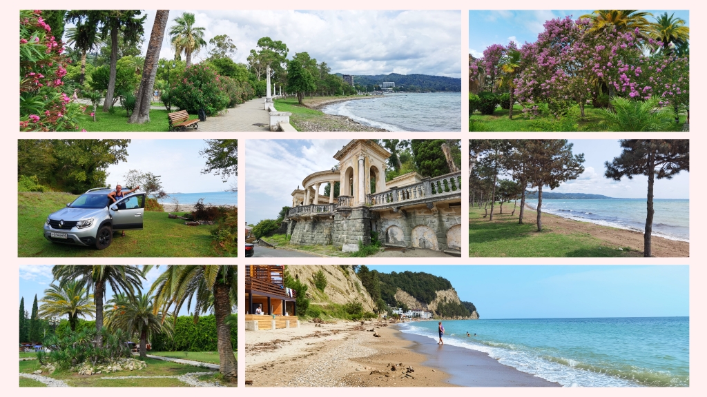 На Дастере с караваном в Абхазии. Часть 4: Новый Афон, Пицунда, Сухум, Мгудзырхуа. Золотой берег. смотреть онлайн