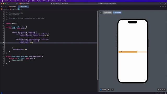 SwiftUI: ProgressBar. смотреть онлайн