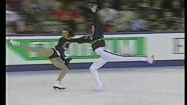 Lobacheva & Averbukh (RUS) - 1996 World Figure Skating Championships, Original Dance смотреть онлайн