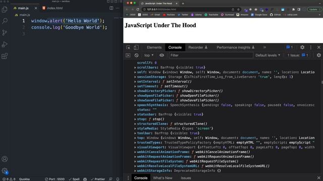 JavaScript Under The Hood [3} - Asynchronous JavaScript, Task Queue & Event Loop смотреть онлайн