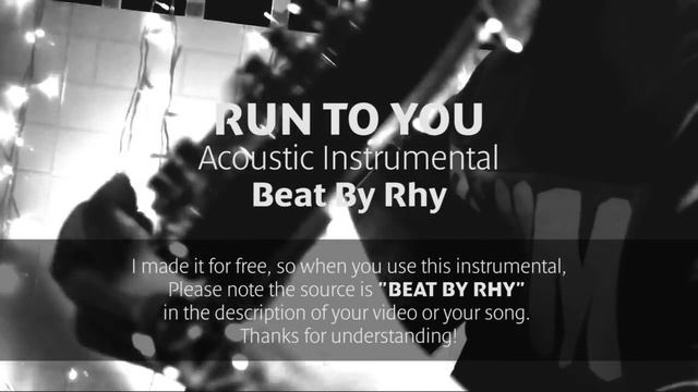 Lasse Lindh - Run To You - Acoustic Instrumental [Beat By Rhy] смотреть онлайн
